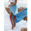 32160 6 modra dlouha sukne denise s rozparkem