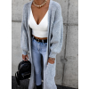 36684 4 svetle sedy dlouhy pleteny cardigan emalyn s kapsami