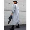 36684 9 svetle sedy dlouhy pleteny cardigan emalyn s kapsami