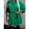 37185 zelene kosilove saty deep s paskem