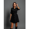 37083 8 cerne lehke saty foggy s knofliky