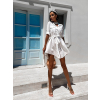 37086 3 bile lehke saty foggy s knofliky