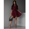 37089 4 bordo lehke saty foggy s knofliky