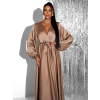 37944 8 zlate elegantni saty woman s dlouhym rukavem
