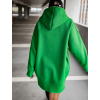 Zelená oversize mikina GENTLE s kapucňou