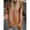 Hnedá oversize mikina GENTLE s kapucňou