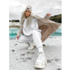 37785 13 bezovy oversize kabat confident