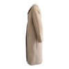 37785 2 bezovy oversize kabat confident