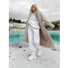 37785 10 bezovy oversize kabat confident