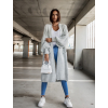 37932 3 svetle sedy cardigan sentence otevreneho strihu