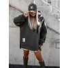 38730 5 khaki oversize mikina moony s kapuci