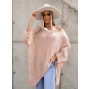39069 2 lososovy pleteny oversize svetr jeng
