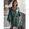 40017 4 khaki saty na zip samantha s nabiranymi rukavy a kapuci