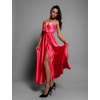 40401 11 koralove leskle dlouhe plesove saty primrose