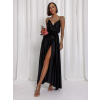 40599 16 cerne leskle dlouhe plesove saty fairytale pro druzicky