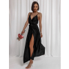 40599 17 cerne leskle dlouhe plesove saty fairytale pro druzicky