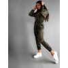 41298 14 khaki semisova trojdilna teplakova souprava triumph