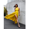 41889 6 okrove dlouhe elegantni leskle saty tarrisa s rozparkem