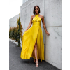 41889 8 okrove dlouhe elegantni leskle saty tarrisa s rozparkem