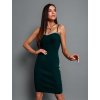 42234 tmave zelene saty peony se strasem