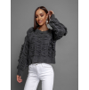 42396 2 tmave sedy naraseny svetr droppy s volnymi rukavy
