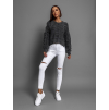 42396 1 tmave sedy naraseny svetr droppy s volnymi rukavy