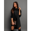 Čierna oversize košeľa WANT s vreckom