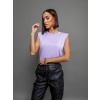 Fialové tričko FANCY s vystuženými ramenami