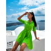 43674 7 svetle zelene lehke saty foggy s knofliky