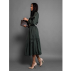 43446 2 khaki kosilove saty anite s dlouhym rukavem