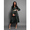 43446 1 khaki kosilove saty anite s dlouhym rukavem