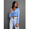 44019 svetle modry crop top tinnie se zavazovanim