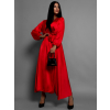 Červené elegantné šaty WOMAN s dlhým rukávom