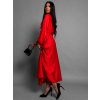 Červené elegantné šaty WOMAN s dlhým rukávom