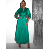 44253 9 zelene elegantni saty woman s dlouhym rukavem