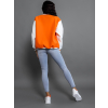 Oranžová mikina FENLON na patentky