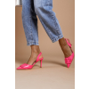Ružové topánky na podpätku MELENIA so sponou