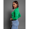 44883 zeleny crop top lilam s limeckem