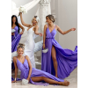 44997 3 levandulove dlouhe leskle saty perfectly