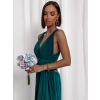 45423 14 petrolejove elegantni saty katie s vazanim