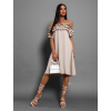 45747 2 bezove elegantni saty garland s volanky