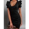 45795 3 cerne elegantni saty dorby s rasenim