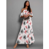 45321 1 bile elegantni saty amona s kvetinovym vzorem