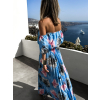 45291 4 svetle modre elegantni saty amona s kvetinovym vzorem