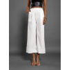 Biele elegantné culottes nohavice TRILL