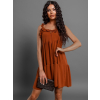 46773 3 tmave hnede volnejsi saty appeal s volanky