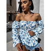 46992 8 bila halenka hajima s kvetinovym vzorem