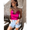 46995 ruzovy leskly top pelly se trpytivymi raminky