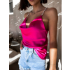 46995 5 ruzovy leskly top pelly se trpytivymi raminky