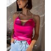 46995 7 ruzovy leskly top pelly se trpytivymi raminky